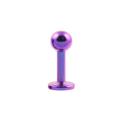 Titanium labret - 1.6mm gauge